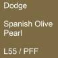 Preview: Dodge, Spanish Olive Pearl, L55 / PFF.